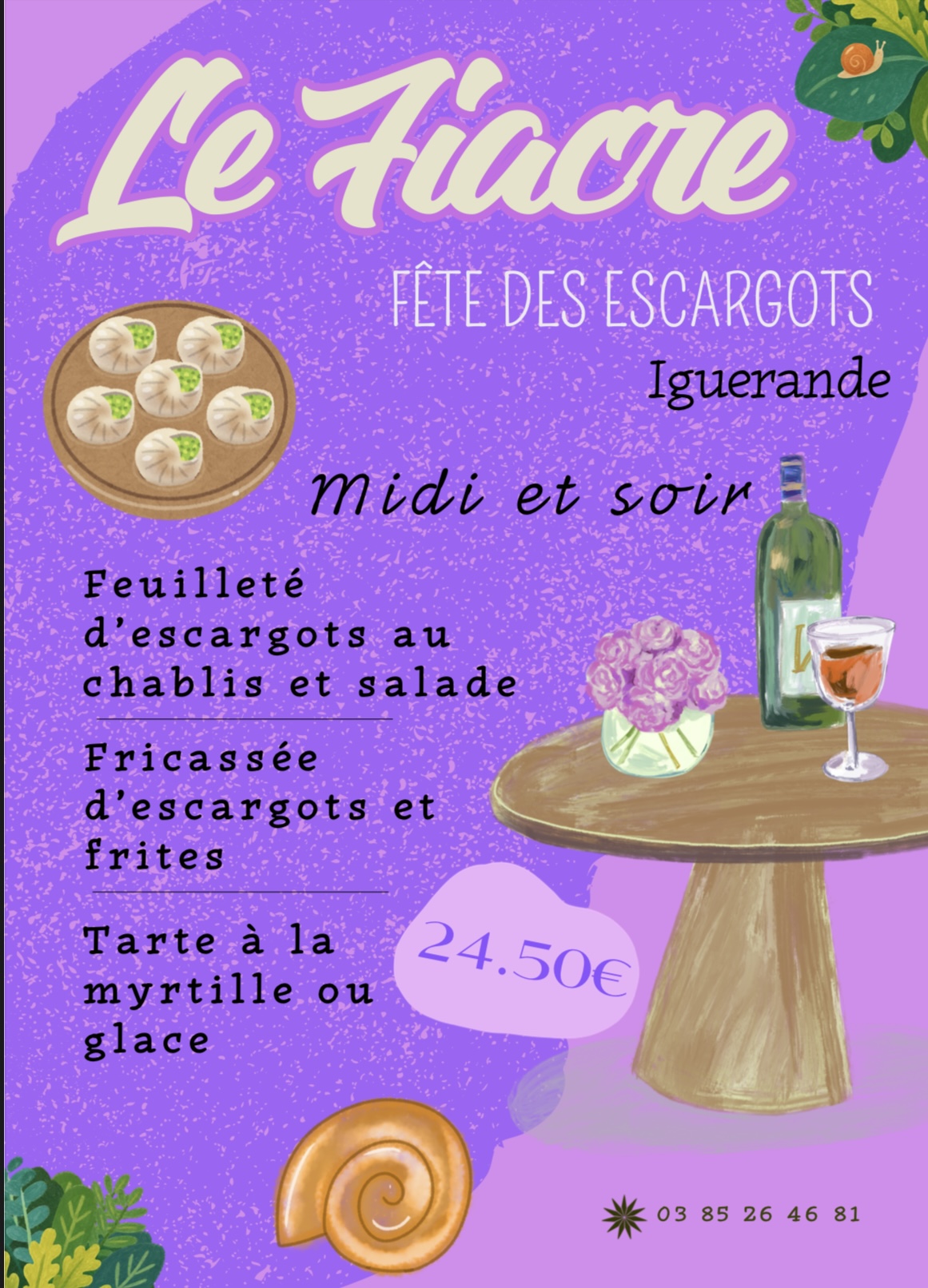 Restaurant Le Fiacre à Iguerande (71)