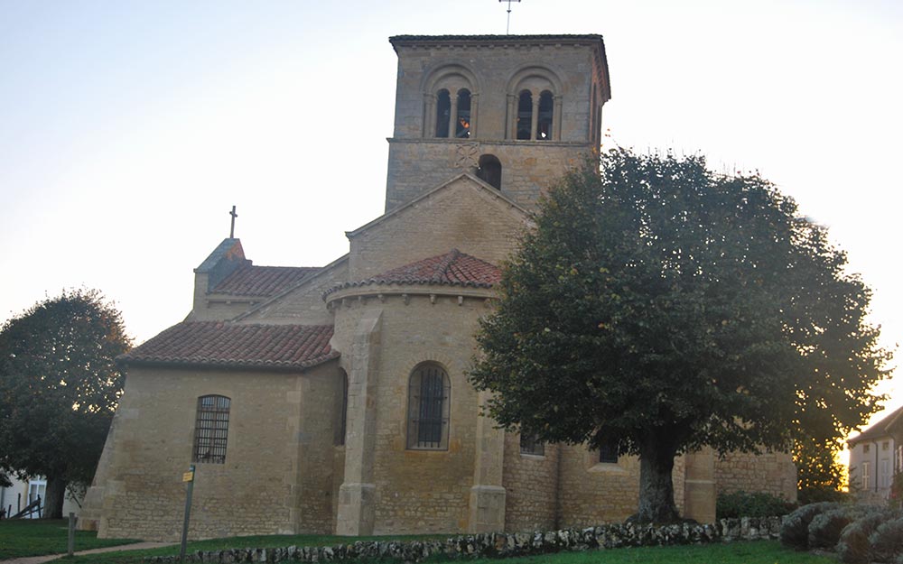 L'église de Iguerande (71)